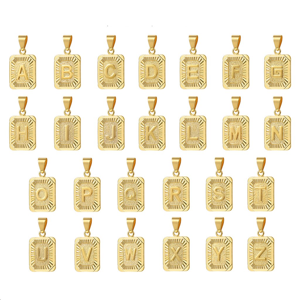 Roman Initial Necklace - Twelve 93