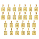 Roman Initial Necklace - Twelve 93