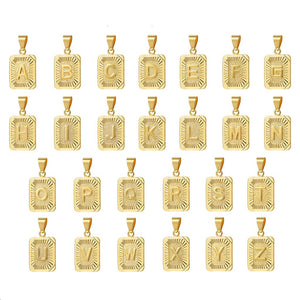 Roman Initial Necklace - Twelve 93